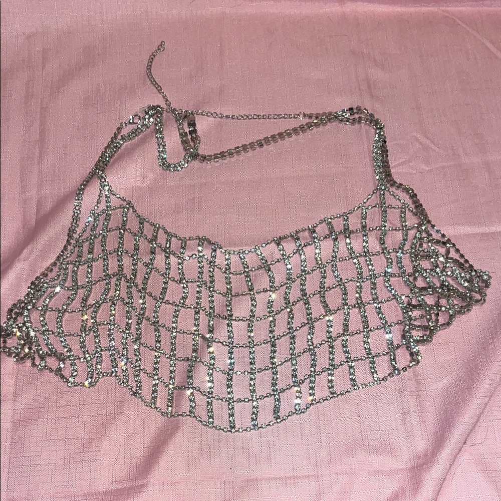 Silver Chainmail Top
